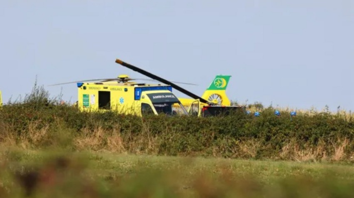 Kurort şəhərinə yaxın ərazidə helikopter qəzaya uğrayıb 