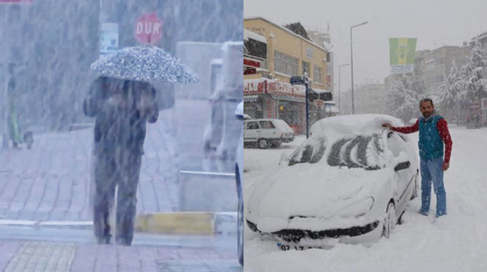 В Анталье впервые за 29 лет выпал снег  - ВИДЕО 