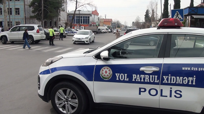 Zaqatalada qaydaları pozan sürücü və piyadalar məsuliyyətə cəlb olundu  - FOTO