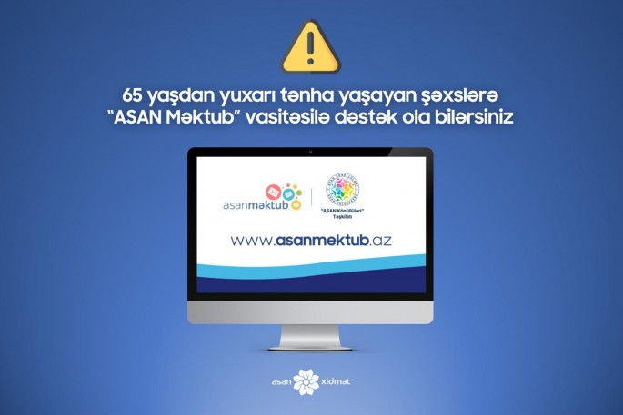 ASAN könüllülərindən ahıl şəxslər üçün növbəti təşəbbüs