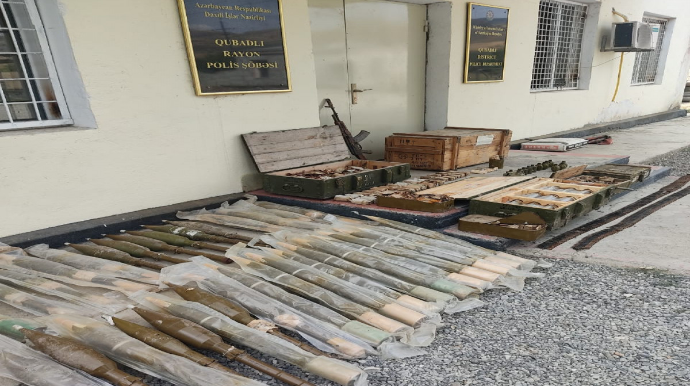 Qubadlıda silah-sursat aşkar edilib   - FOTO