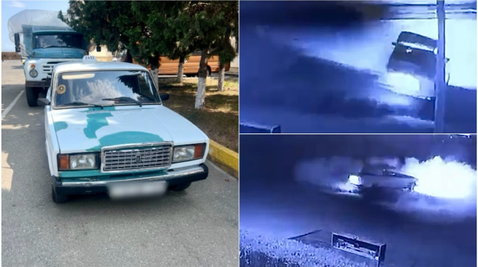 Samuxda narkotik çəkib avtoxuliqanlıq edən sürücü vəsiqəsiz qaldı + 15 gün həbs   - VİDEO