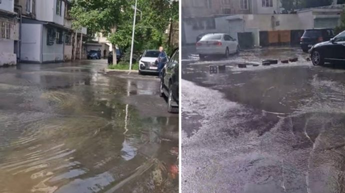 Yasamalda içməli su xəttində qəza baş verib, təmir işləri aparılır - ADSEA