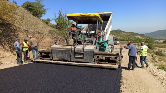 Cibir–Həzrə–Mucuq–Sudur avtomobil yolunun tikintisi oktyabr ayında yekunlaşacaq - FOTO