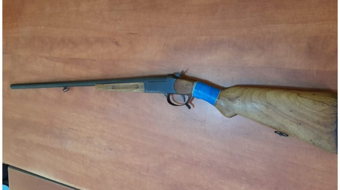 Laçın sakinində silah aşkarlanıb  - FOTO