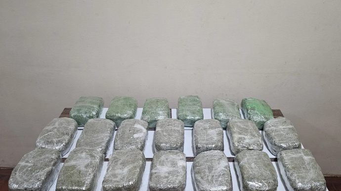 İrandan Azərbaycana 21 kq narkotikin keçirilməsinin qarşısı alındı 