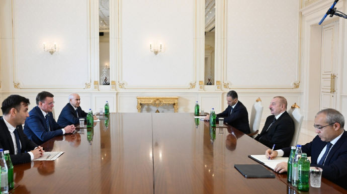 Prezident Aleksandr Vlaskampı qəbul etdi - FOTO - YENİLƏNİB