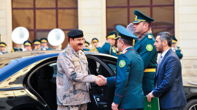 Səudiyyə Ərəbistanının Sərhəd Mühafizəsinin rəhbəri Azərbaycana gəlib - FOTO 