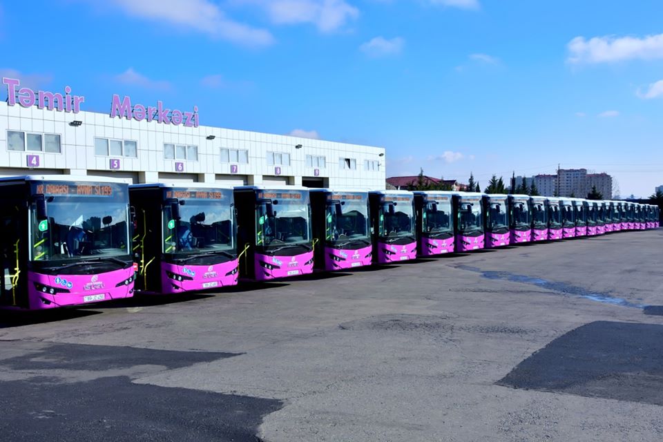  “Xaliq Faiqoğlu” şirkəti 199 saylı marşrut üzrə avtobusları yenilədi - FOTO