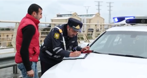 Bakıda DYP pərdəli maşınlara qarşı reyd keçirib - VİDEO