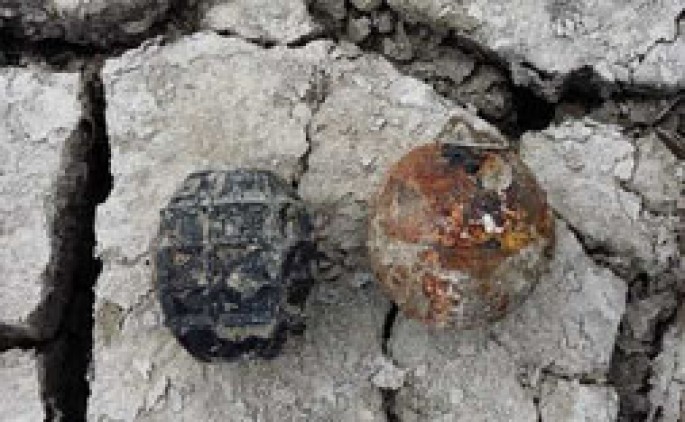 Ovçuluq təsərrüfatından iki partlamamış hərbi sursat tapılıb - Biləsuvarda