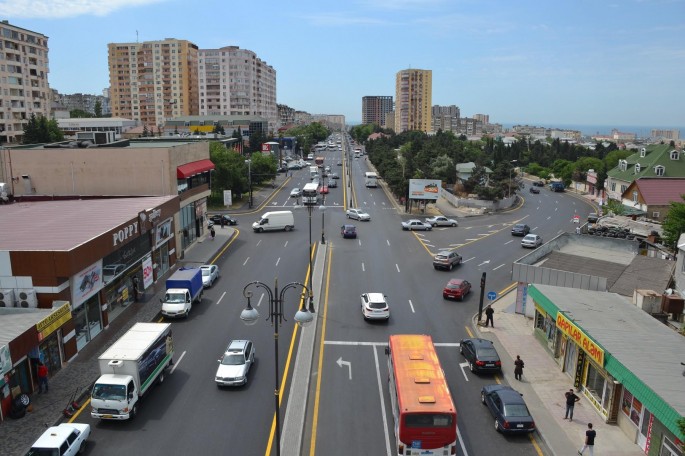 Xətai rayonunun mühüm nəqliyyat arteriyası yenidən qurulur - FOTO + VİDEO