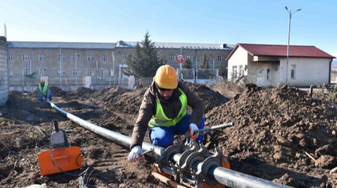 Xocalıda yeni içməli su mənbəyi yaradılır - VİDEO 