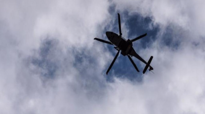 Hərbi helikopter SU ANBARINA DÜŞDÜ 