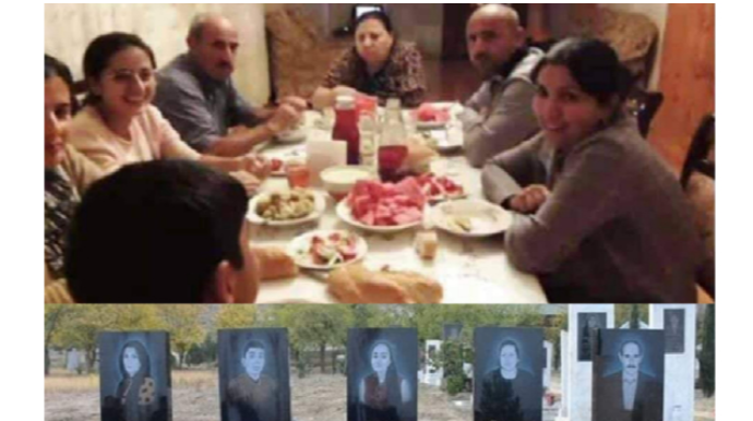 Ailə başçısı cəbhədə sağ qaldı, 5 üzvü evdə şəhid oldu  