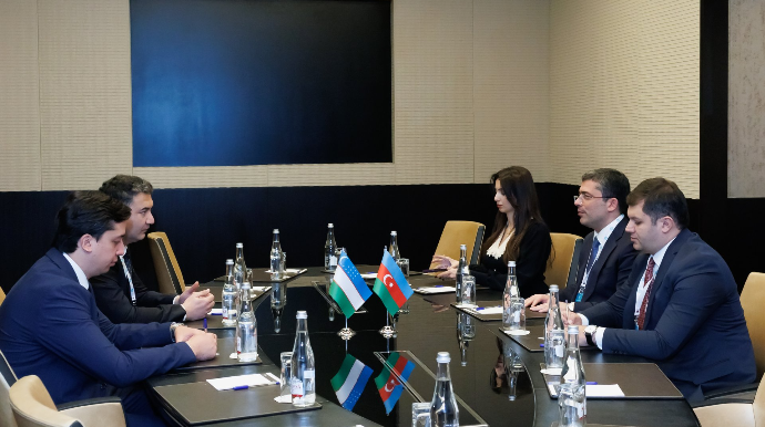 MEDİA Agentliyində Özbəkistan nümayəndə heyəti ilə görüş keçirilib - FOTOLAR 