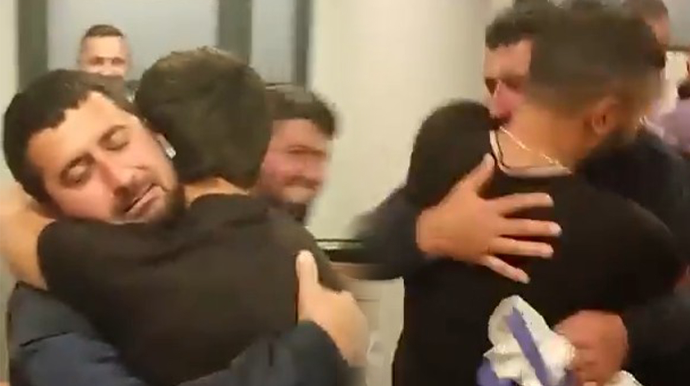 Monteneqroda sərbəst buraxılan Yaqub belə qarşılandı - VİDEO