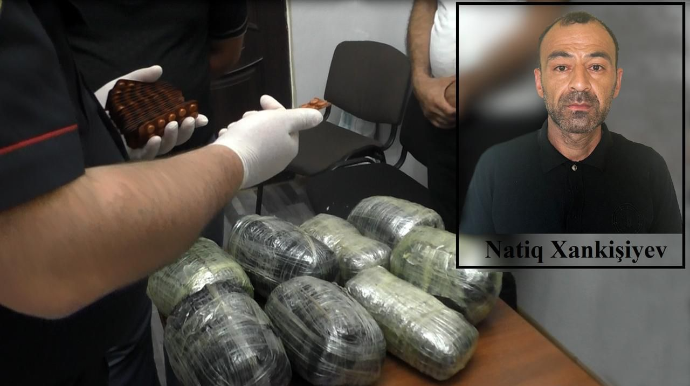 Şirvanda narkokuryerlik edən şəxs saxlanıldı - FOTO - VİDEO
