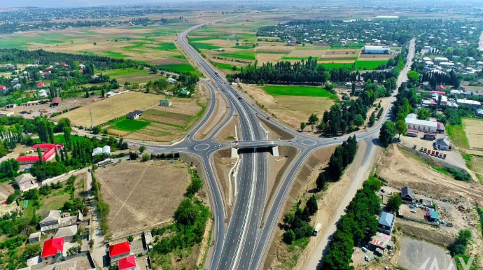 Gəncə-Qazax-Gürcüstan sərhədi yolunun bir hissəsinin tikintisi yekunlaşıb - FOTO - VİDEO 