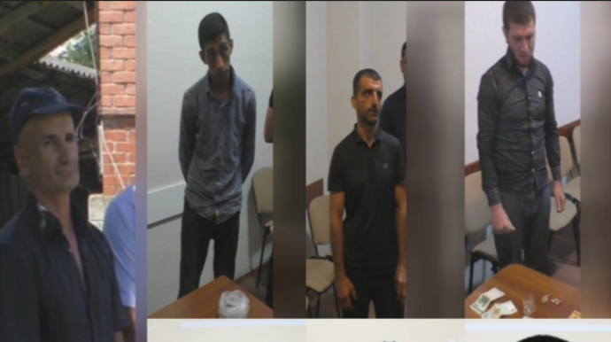 Balakəndə narkotiklərlə əlaqədə şübhəli bilinən 7 nəfər tutulub  - FOTO - VİDEO