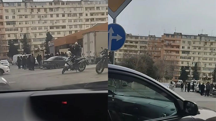 Nizami rayonunda qəza riski: "Yolda müvafiq nişanın olmaması təhlükə yaradır"  - VİDEO