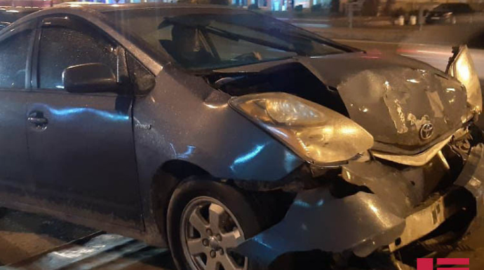 Bakıda zəncirvari qəza baş verib - FOTO 