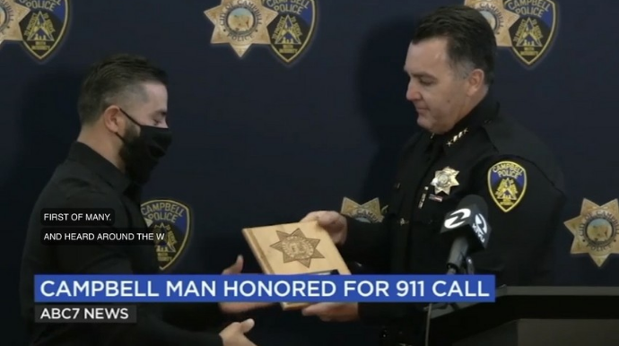 ABŞ polisi yüzlərlə insanın həyatını xilas edən azərbaycanlını mükafatlandırıb - FOTO - VİDEO