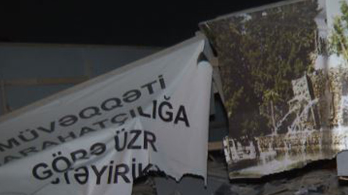 Bakıda avtomobil tikinti meydançasının hasarına çırpılıb - FOTO 