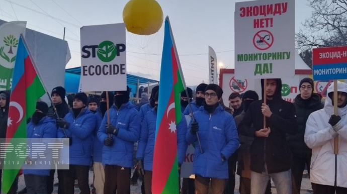 Xankəndi-Laçın yolunda etiraz aksiyası on beş gündür davam edir 