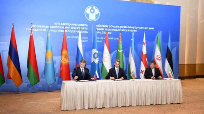 Azərbaycan, İran və Rusiya arasında üçtərəfli Anlaşma Memorandumu imzalanıb - FOTO