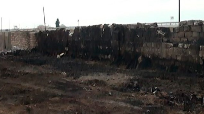 Tövlə yandı:  230 baş xırda buynuzlu heyvan tələf olub - FOTO 