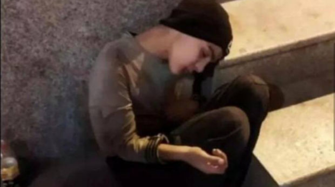 Bakıda dilənən uşaq narkotik maddə qəbul edir? - YENİLƏNİB + FOTO 