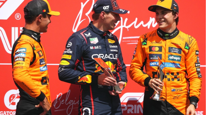 Ferstappen Belçika Qran-prisində sprint yarışın qalibi oldu 