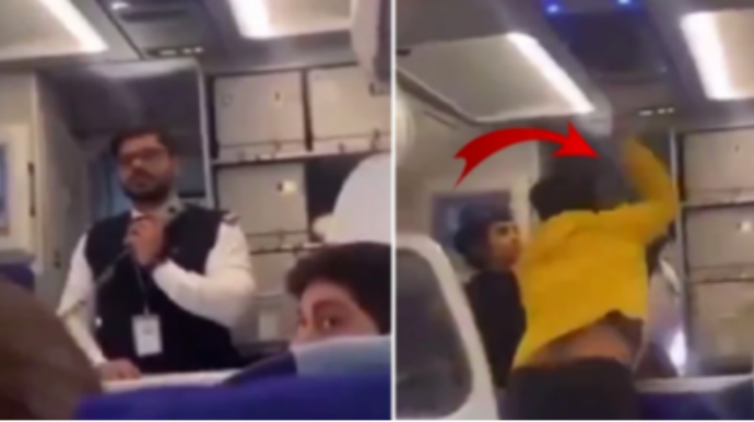 Sərnişinlən təyyarədə pilota yumruqla hücum etdilər: Səbəbi isə...- VİDEO 