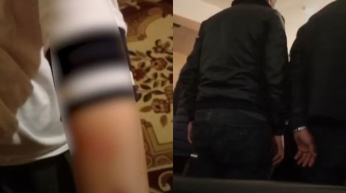 İşgəncəyə görə valideynlər məktəbə axışdılar: Direktorla qarşıdurma - VİDEO 