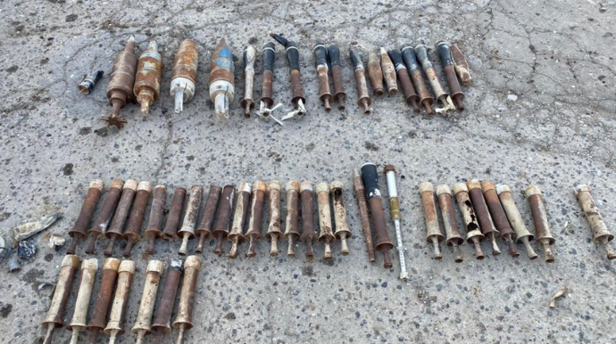 Qaradağda hərbi sursatlar aşkarlanıb  - FOTO - VİDEO