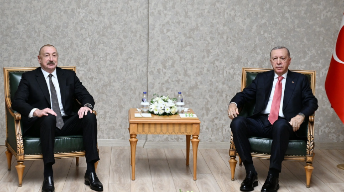 Kahramanmaraşda İlham Əliyevin Rəcəb Tayyib Ərdoğanla görüşü oldu 