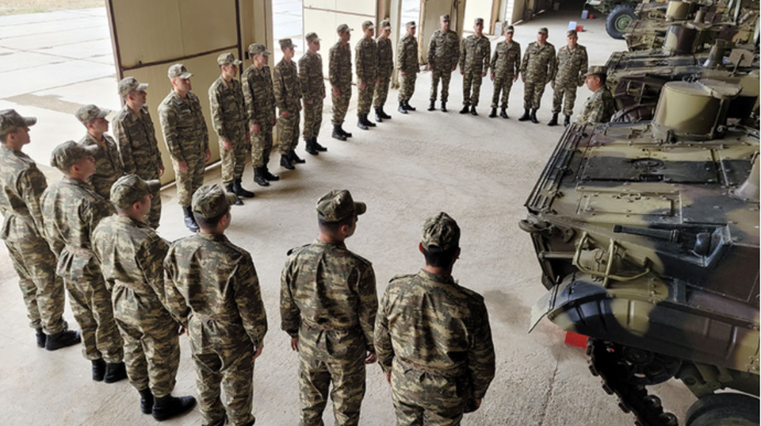 Hərbi vəzifəlilərin təlim toplanışı davam edir - VİDEO 