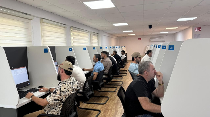 Dövlət Dəniz və Liman Agentliyində imtahanlar mərkəzləşdirilmiş qaydada həyata keçirilir - VİDEO