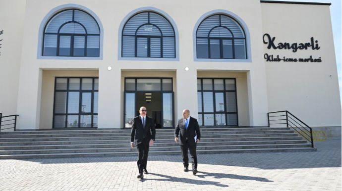 Prezident Kəngərli sakinləri ilə görüşdü   - FOTO - YENİLƏNİB