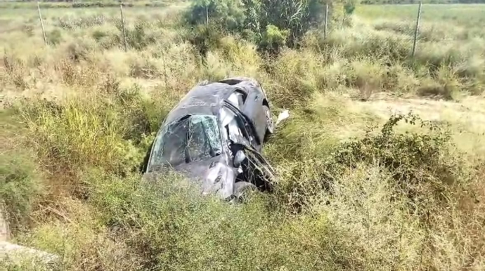 Biləsuvarda qəza:  azyaşlı xəsarət aldı - FOTO