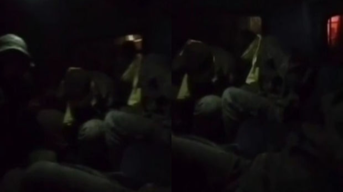 Təxribat törətmiş erməni hərbçilərin saxlanılma görüntüləri - VİDEO 