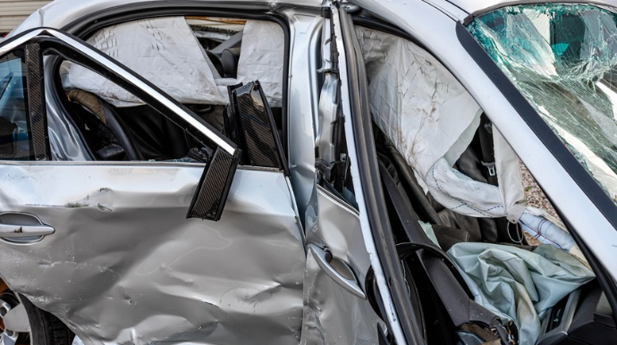 Ağstafada avtomobil qəzası olub, xəsarət alanlar var