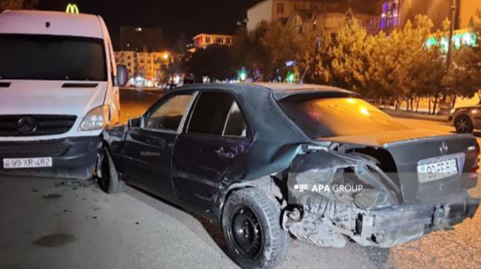 3 avtomobil qəzaya uğradı, xəsarət alanlar var - FOTO 