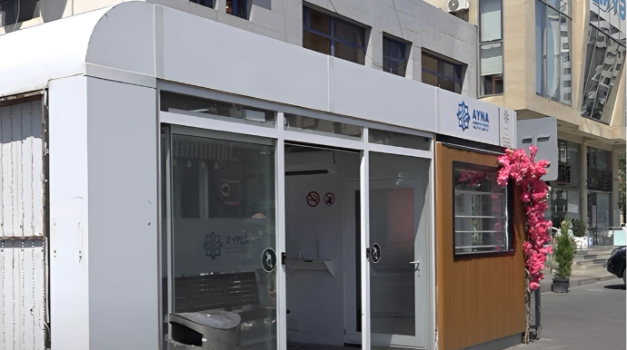 Bakıda dayanacağı yandıran şəxs saxlanıldı - VİDEO