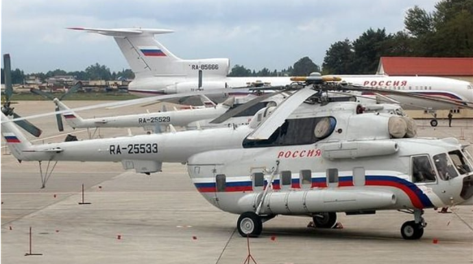 Putinə xidmət edən helikopter qəzaya uğradı 