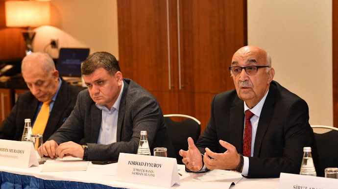 Nəqliyyat sahəsinə dair  məsələlərin müzakirəsi ilə bağlı görüş keçirildi  - FOTO