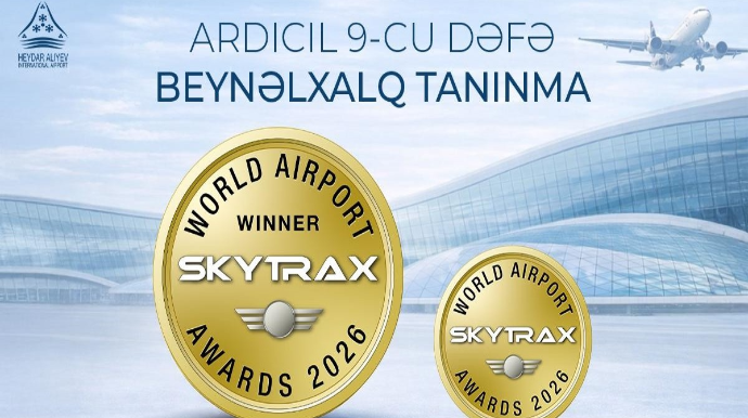 Heydər Əliyev Beynəlxalq Aeroportu qlobal reytinqdə növbəti uğura imza atıb 