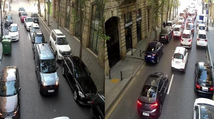 Videoları yayılan bu sürücləri yol polisi cərimələdi - VİDEO