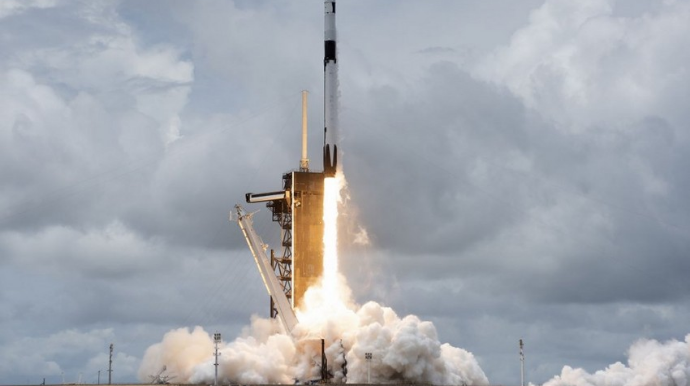 Falcon 9  стартовала во Флориде  - ВИДЕО
